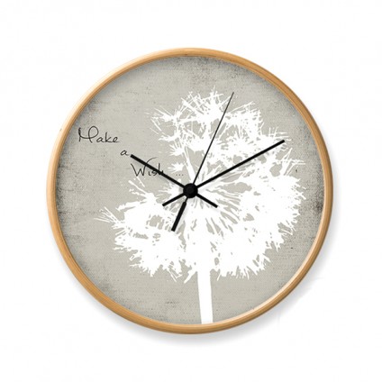 Wall clock "MAKE A WISH"